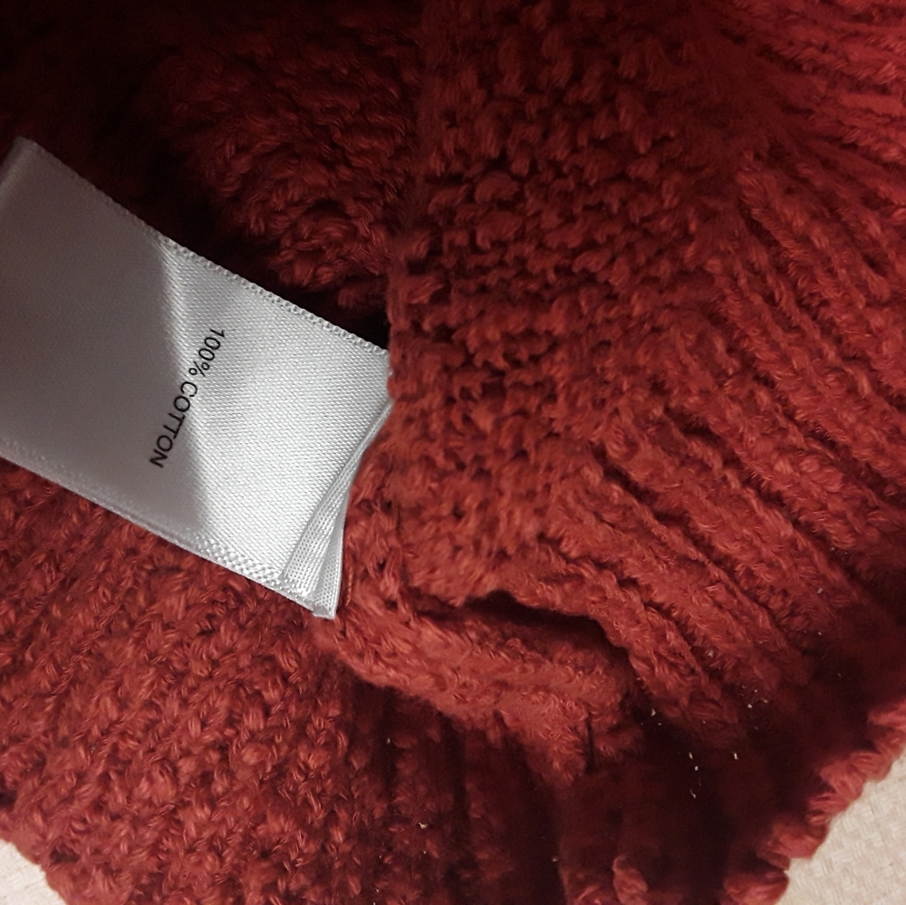 C And C Orange Rust Sweater Xs - image 5